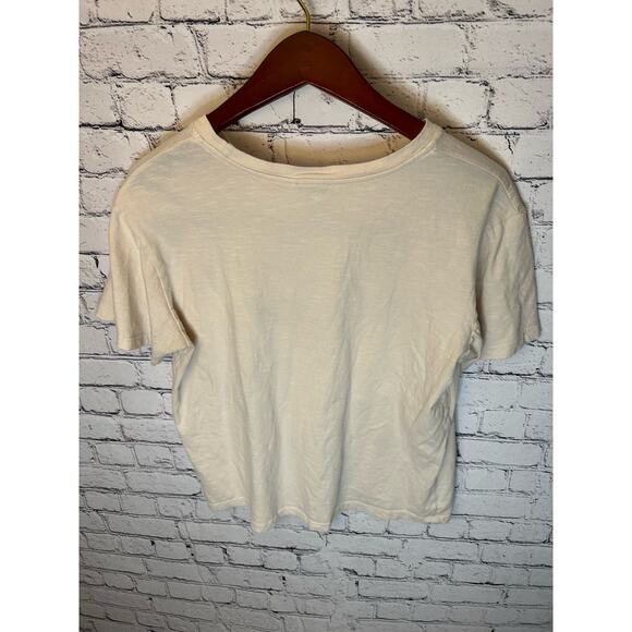 SALE!! Kill Them With Kindness cream tee women's size Small Blank Paige brand - Picture 3 of 3